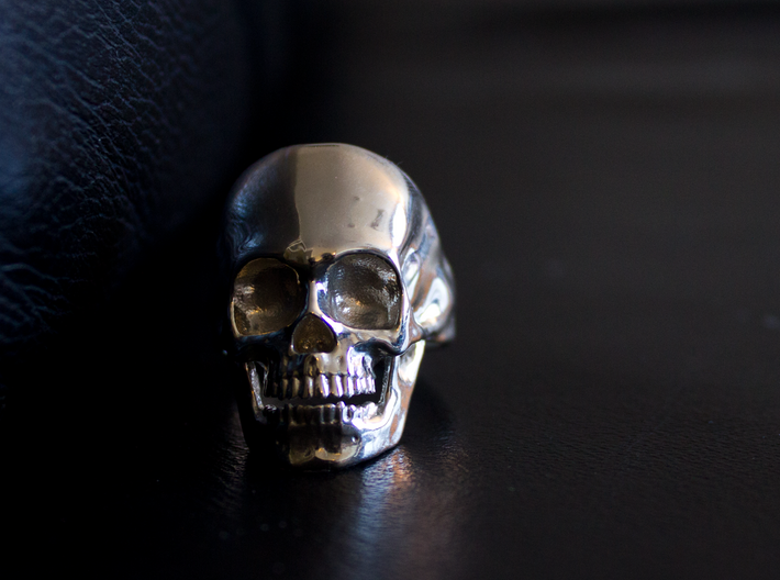 The Original Skull Ring - 19 mm 3d printed 