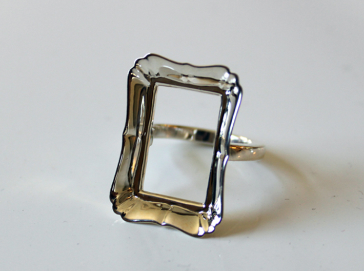 Frame Ring (US size 4) 3d printed