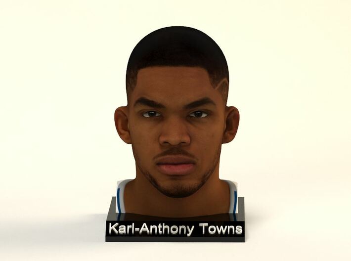 Karl-Anthony Towns figure 3d printed