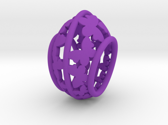 Butterfly freedom ring size 7 3d printed 