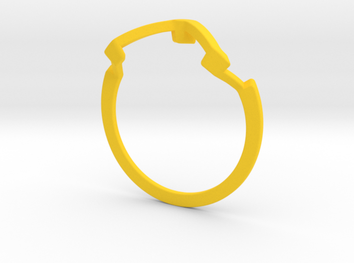 Fall Apart Six - Yellow Ring 3d printed