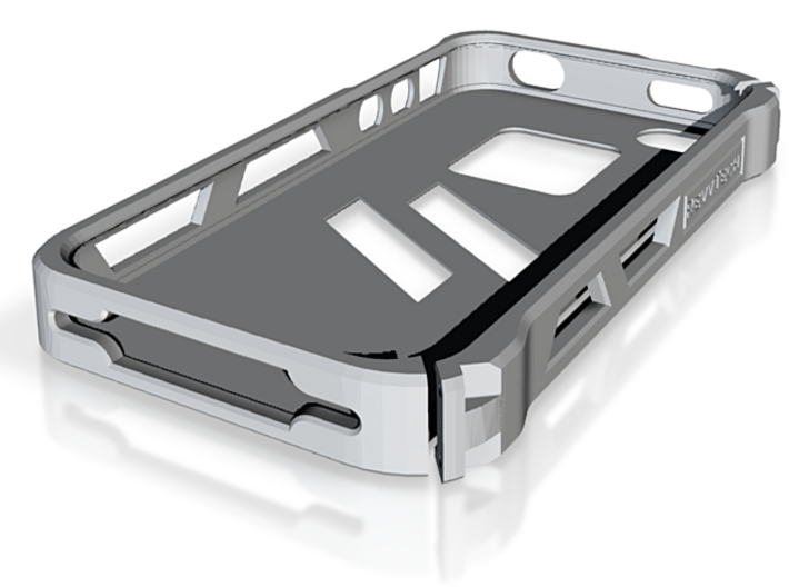 iPhone 4s Case 2 Parts (Polished Plastics) 3d printed