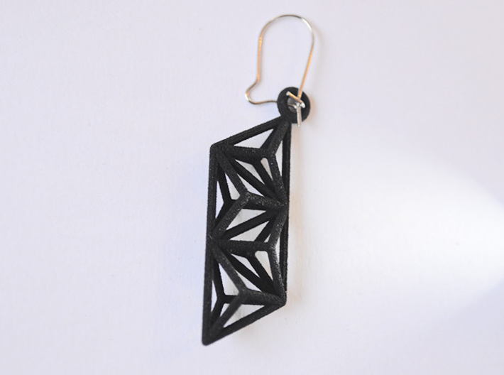 earrings "construct" 3d printed 