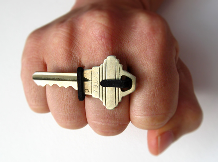 Keon V1, a ring that holds your key(s) SIZE 5 3d printed