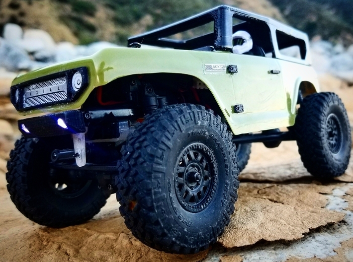 SCX24 Deadbolt Full Cab / Top (95KT4BXXX) by gojeepinawillys