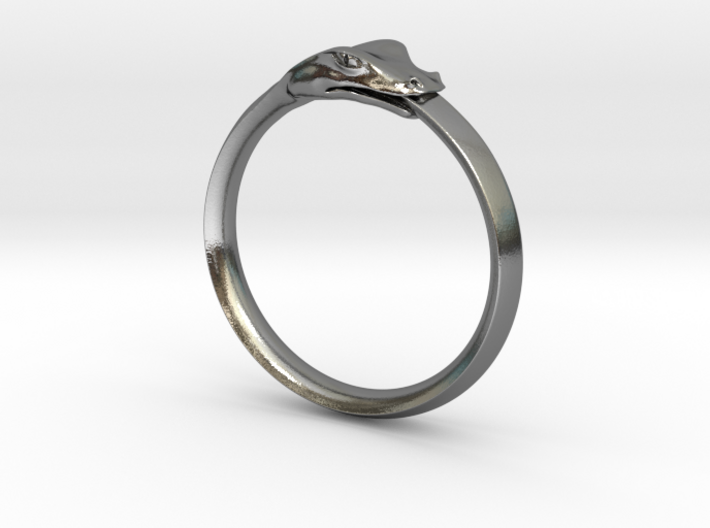 Ouroboros Ring US Size 9 3d printed