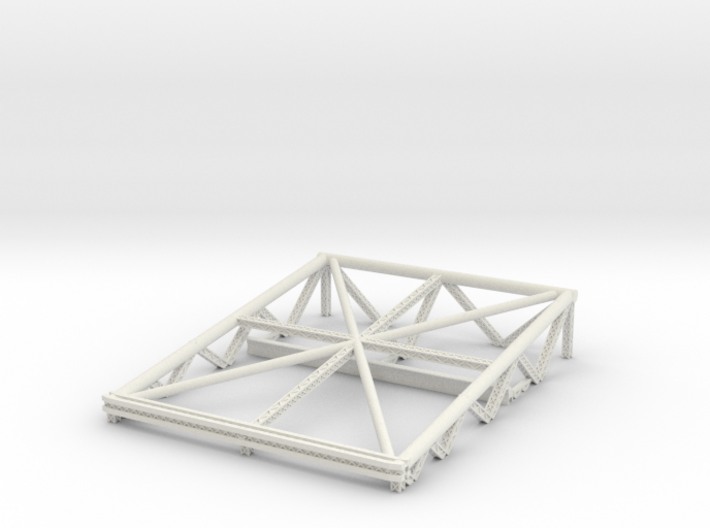 Forth Rail Bridge -Inchgarvie Pier Section (1:1250 3d printed 