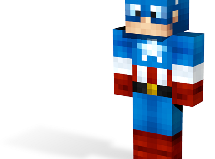 Captain Liberty | Minecraft toy 3d printed 