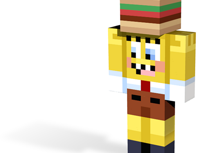 Sponge hamburger | Minecraft toy 3d printed 