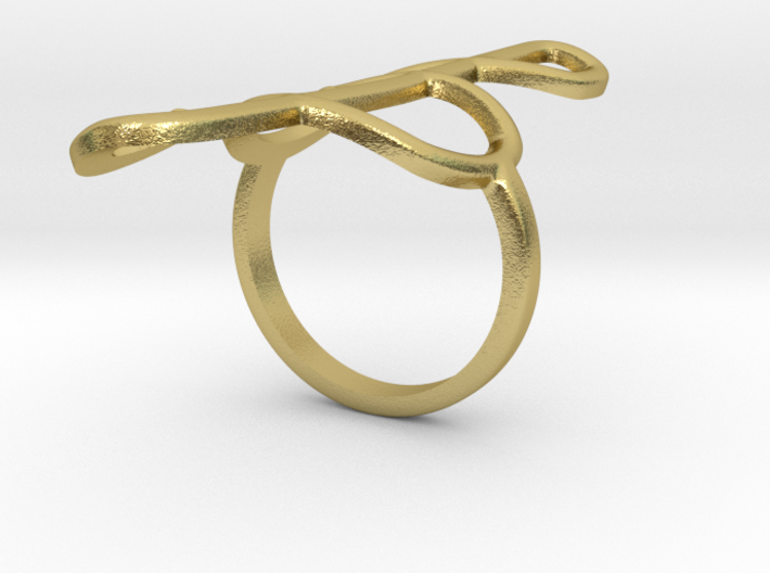 Clef Ring (SIze 8 / 18.2mm) 3d printed 