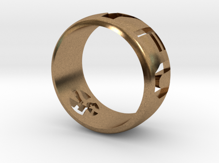 YFU Ring Cut Out (Size 6 / 16.5mm) 3d printed