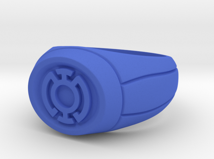 21.4 mm Blue Lantern Ring 3d printed
