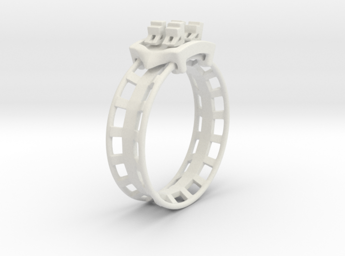 Rollercoaster Ring (Size 11 / 20.6mm) 3d printed