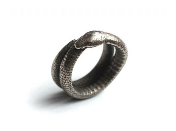 Snake Ring (Size US 11) old 3d printed