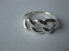 Ring Of Beauty Size 8 3d printed Ring of Beauty Premium Silver