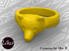 Wild Bear Ring size 6 3d printed 