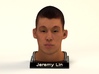 Jeremy Lin figure 3d printed 