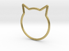 Cat Ears Ring "Büsi" (Size 13 / 22.2mm) 3d printed 