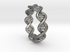 US Size 7, 10 Lobe DNA Ring, Male Version 3d printed 