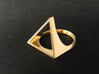 Triangle Ring - Sz9 3d printed 